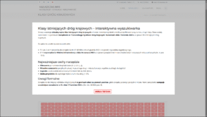 Moduł 1 – wprowadzenie i opis narzędzia z informacją o celu aplikacji i źródłach danych.